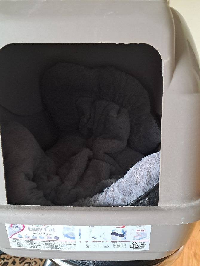 kattenbak imac easy cat met dierenkussen pet crate, Ophalen, Gebruikt