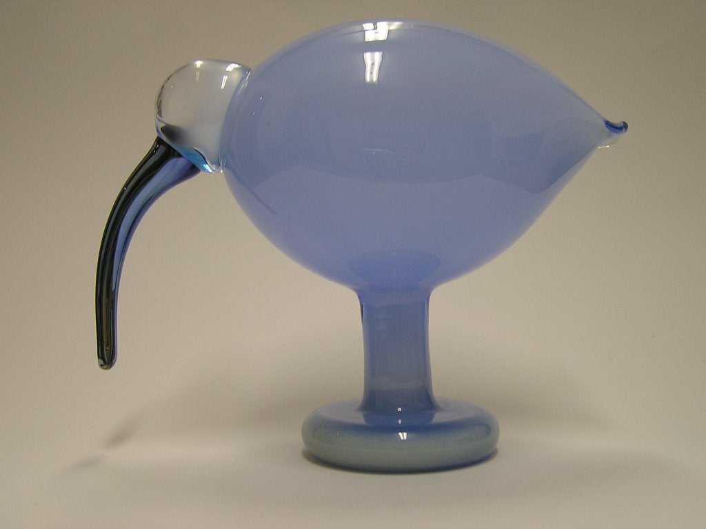 Oiva Toikka iittala Ibis NRC LTD, Glas, Handgemaakt, Ophalen of Verzenden, Blauw