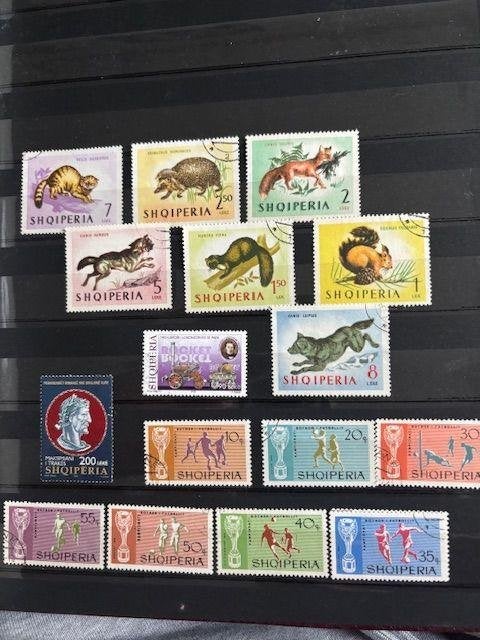 postzegels Albanië, Ophalen of Verzenden, Buitenland