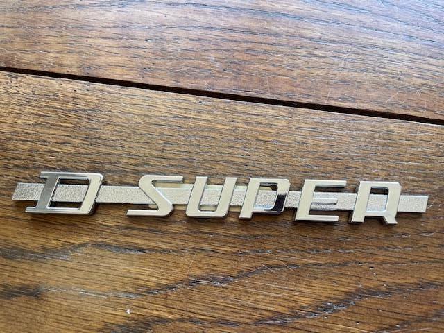Citroën ID DS, kofferklep-embleem D-Super NOS, Nieuw, Ophalen of Verzenden, Achter, Achterklep