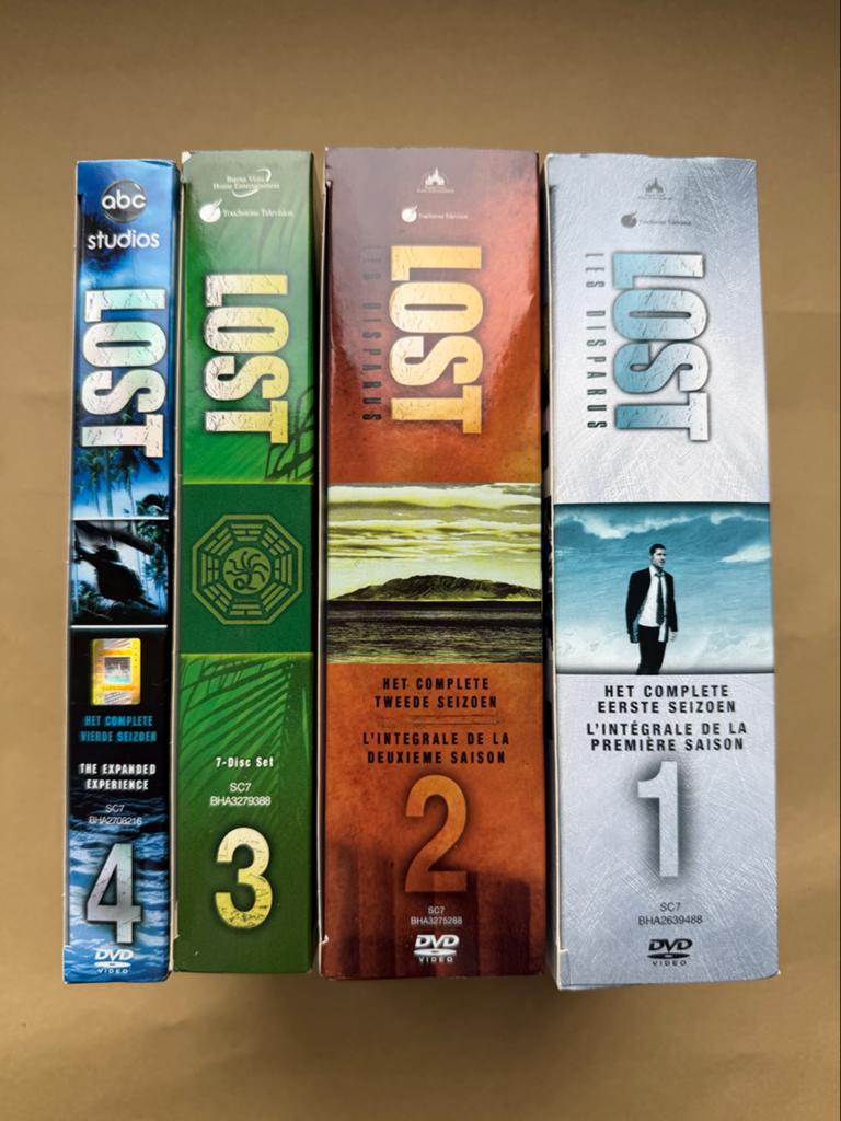 Lost DVD Boxsets Seizoen 1, 2, 3 en 4, Gebruikt, Ophalen of Verzenden, Vanaf 12 jaar, Boxset