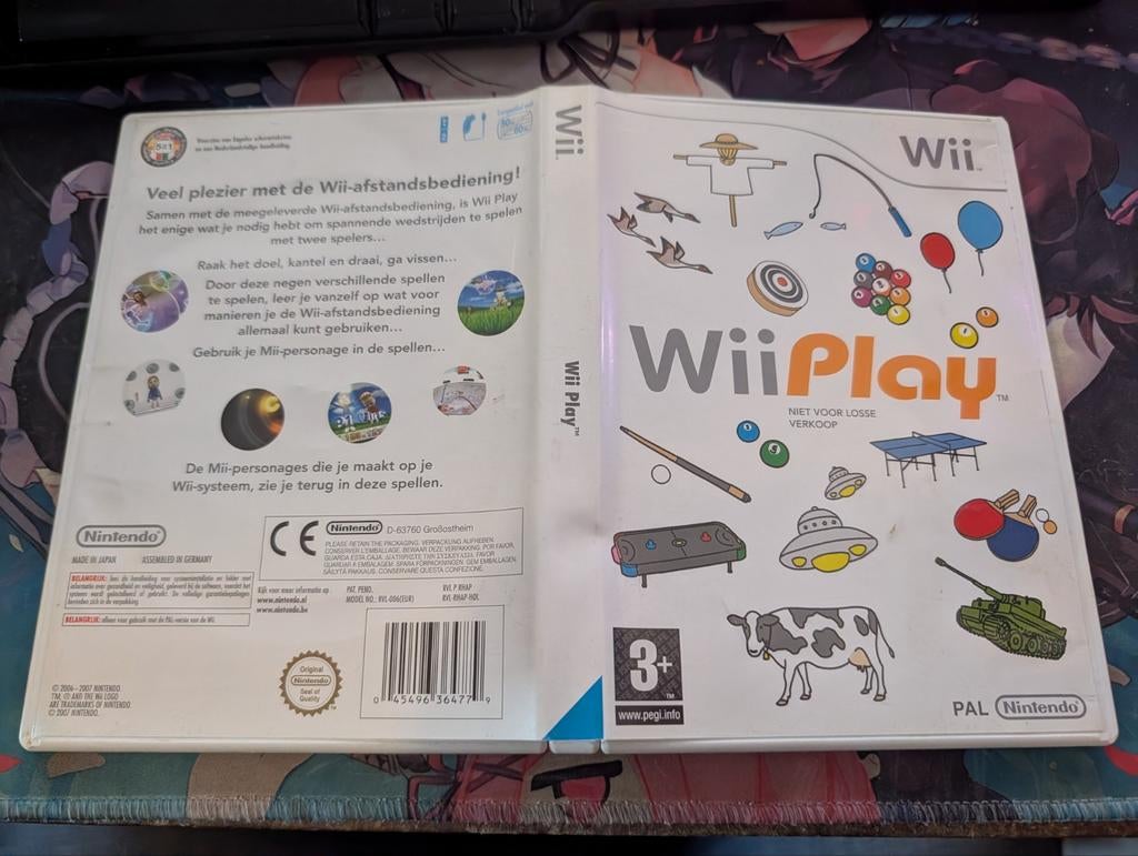 Wii Play - Nintendo Wii (PAL), Overige genres, 2 spelers, Eén computer, Ophalen of Verzenden