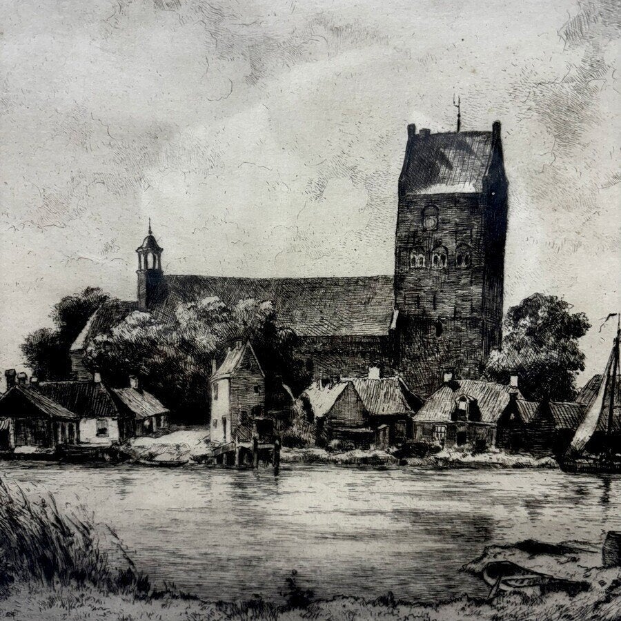Hendrik Elias Roodenburg (1895-1987) - Gou, Antiek en Kunst, Ophalen of Verzenden