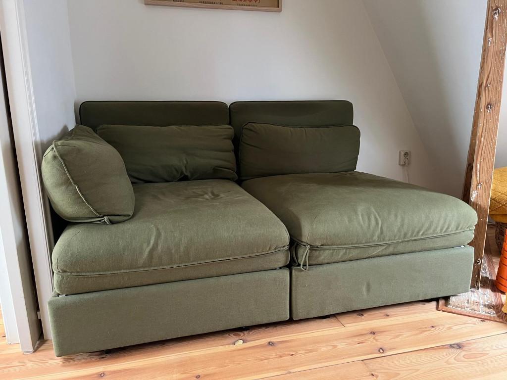 Ikea Valentuna slaapbank, Huis en Inrichting, Ophalen, Gebruikt, 100 tot 125 cm, 150 tot 200 cm