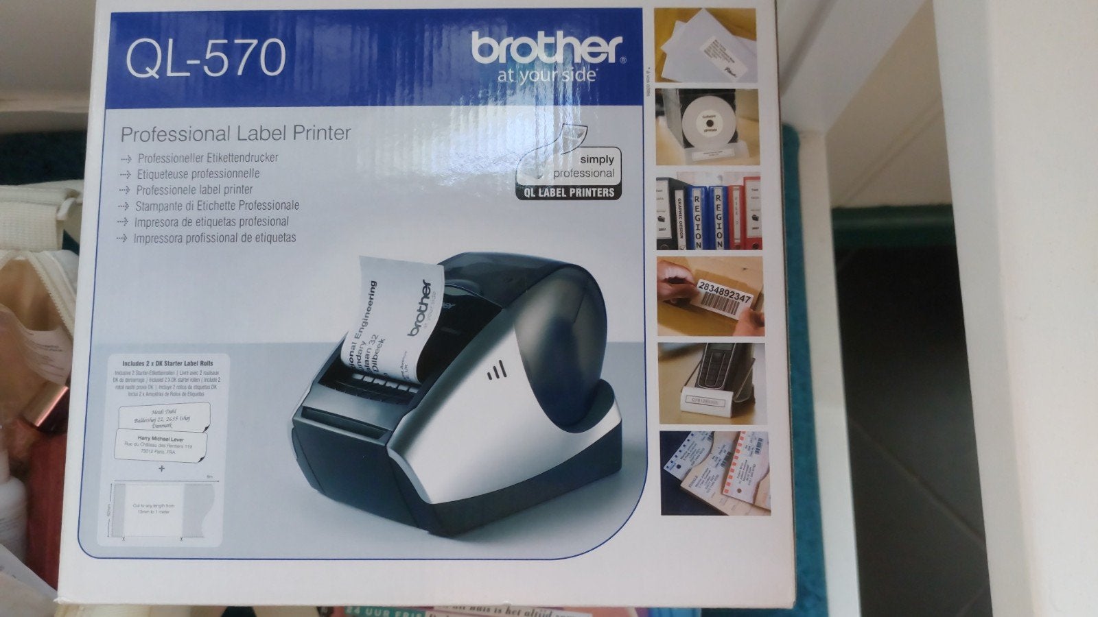 Brother QL-570 Professionele Labelprinter, Computers en Software, Labelprinters, Ophalen, Nieuw, Etiket, Brother