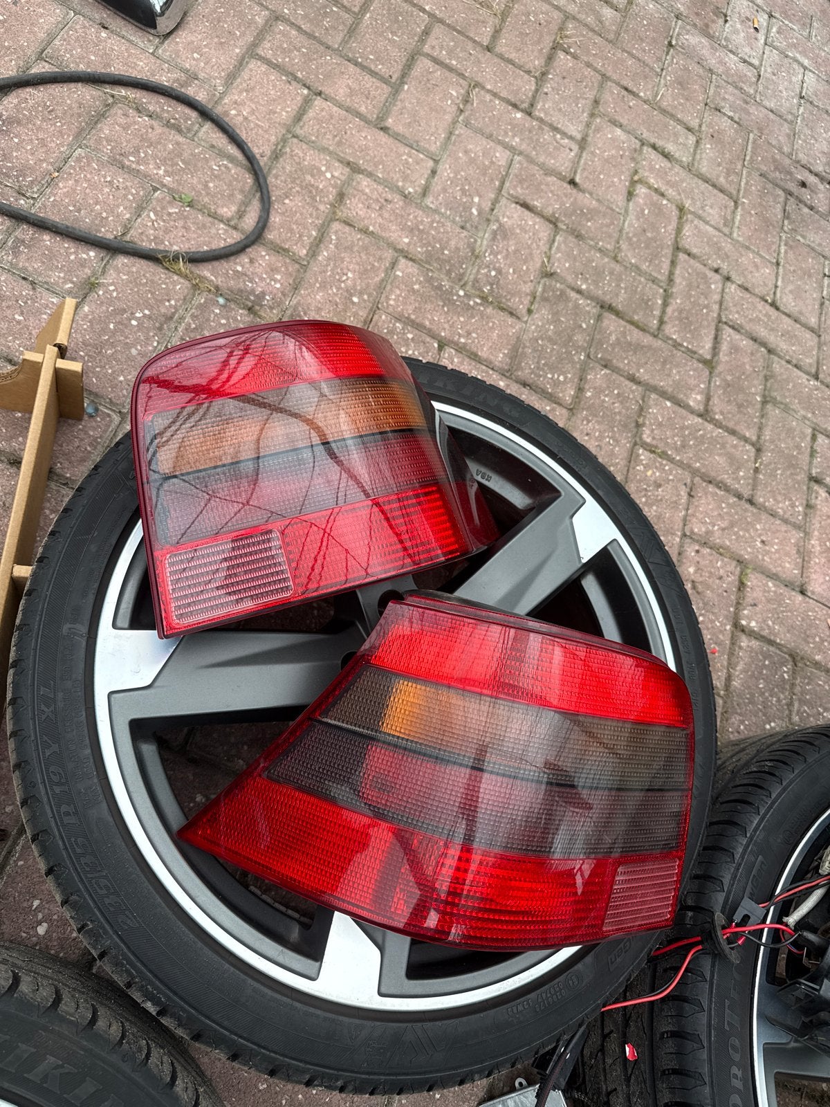 originele HELLA achterlichten voor Volkswagen Golf 4., Ophalen, Gebruikt, Volkswagen