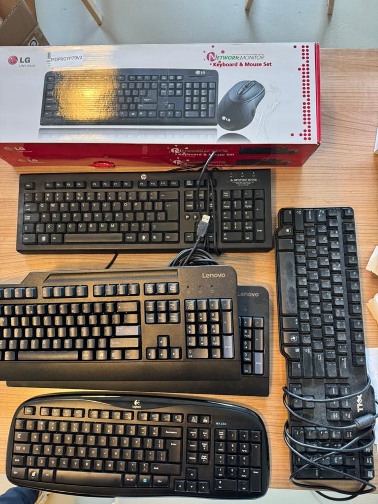 Partij toetsenborden muis set USB /PS2, Computers en Software, Toetsenborden, Ophalen of Verzenden, Nieuw