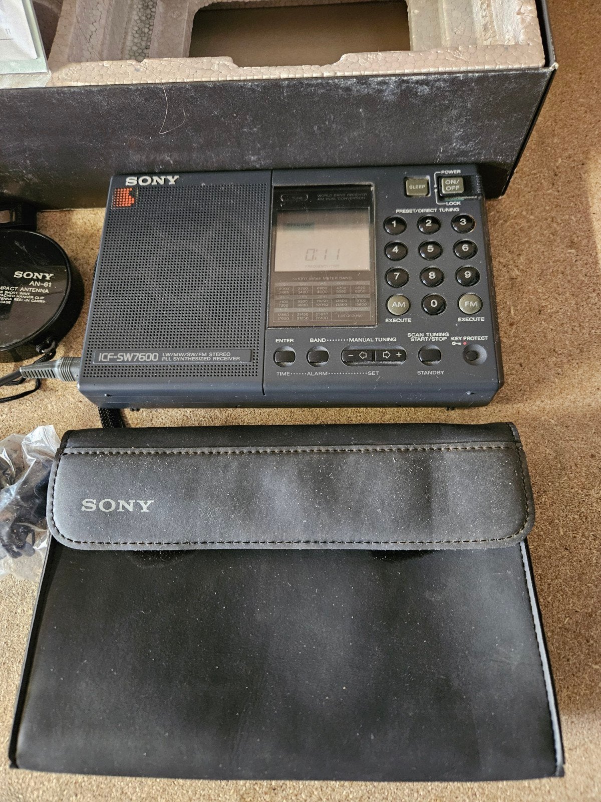 Sony ICF-SW7600 Wereldontvanger  (lees tekst), Ophalen, Gebruikt, Wereldontvanger