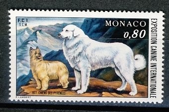 Monaco 1265 Honden 1977 postfris, Ophalen of Verzenden, Postfris