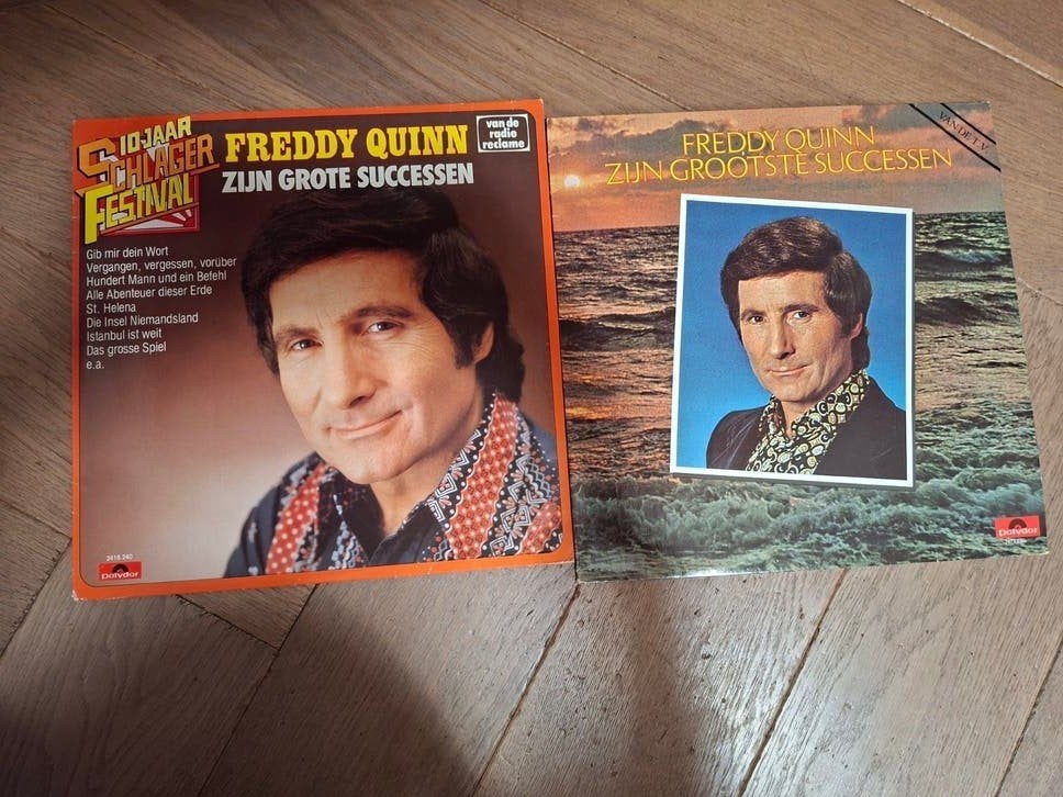 Freddy Quinn Vinyl LP's - Zijn Grootste Successen, Cd's en Dvd's, Ophalen, 1970 - 1979, Gebruikt, 12 inch