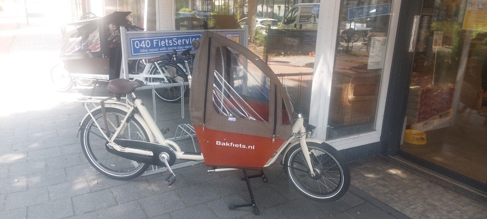 Bakfiets Cargobike Kort  met trapondersteuning,, Fietsen en Brommers, Fietsen | Bakfietsen, Ophalen of Verzenden, Gebruikt