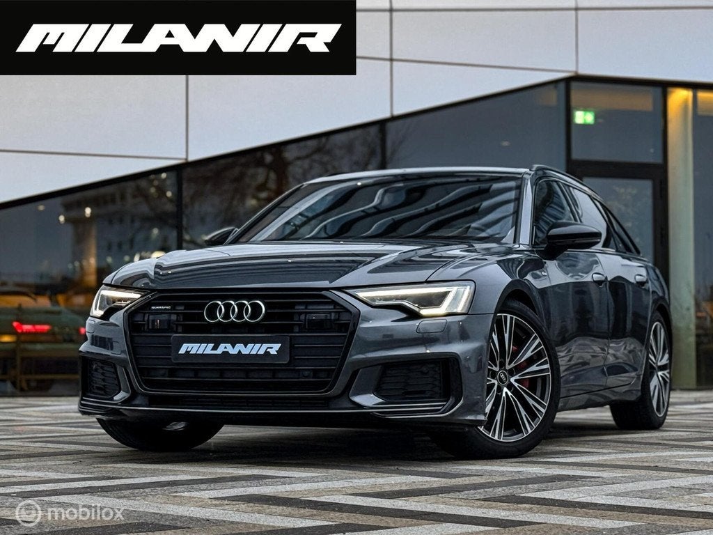 Audi A6 Avant 55 TFSI e quattro S Line Competition|Pano|HUD, Auto's, Audi, Automaat, Gebruikt, 4 cilinders, Leder