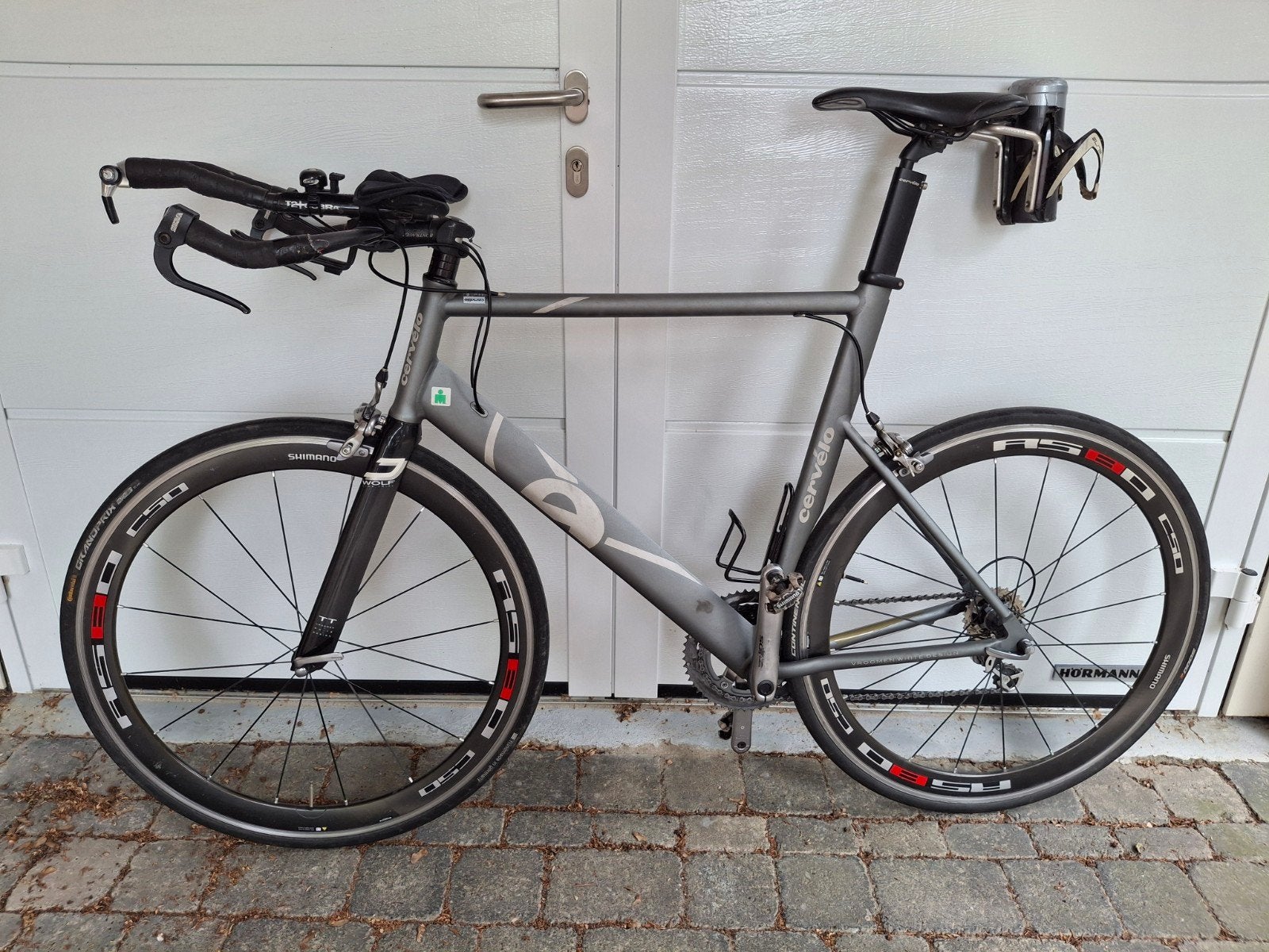 Cervelo P2 SL Triathlonfiets Tijdritfiets RS80 C50 wielset, Gebruikt, Aluminium, 15 tot 20 versnellingen, 57 tot 61 cm