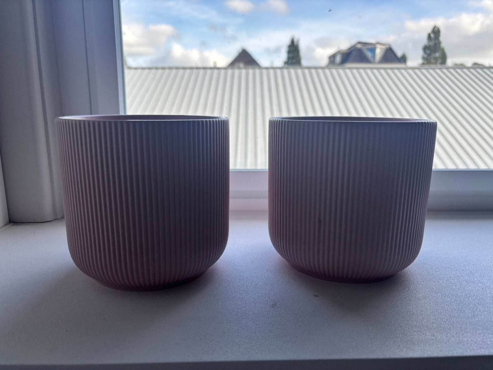 Roze bloempotten IKEA, Rond, Binnen, Ophalen of Verzenden, Zo goed als nieuw