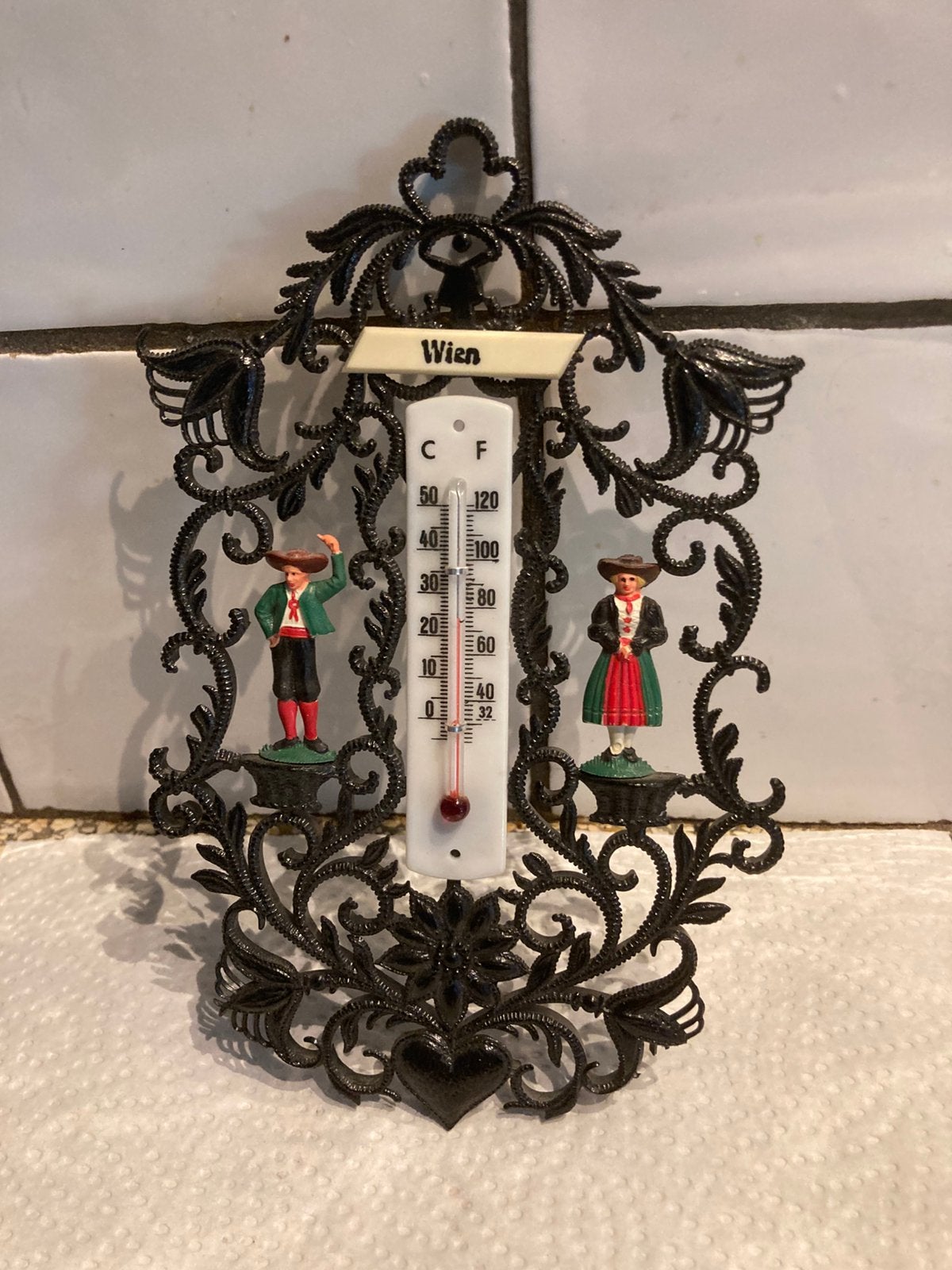 Oude thermometer Wien, Ophalen of Verzenden