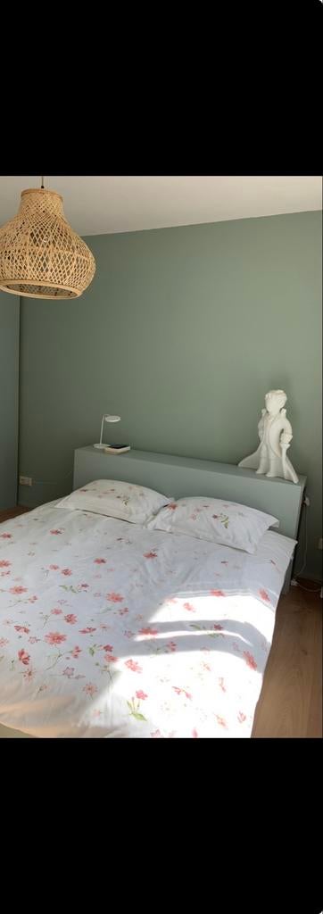 Ikea Tweepersoonsbed 160x200 cm, Gebruikt, Wit, Tweepersoons, Ophalen of Verzenden