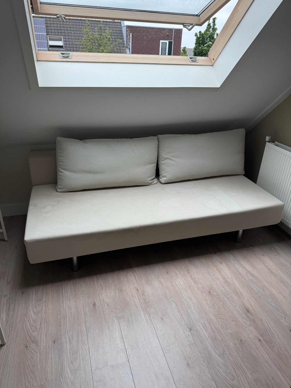 Slaapbank 1.97 x 77 cm - Compact en Functioneel, Ophalen, Gebruikt, 200 cm, Eenpersoons