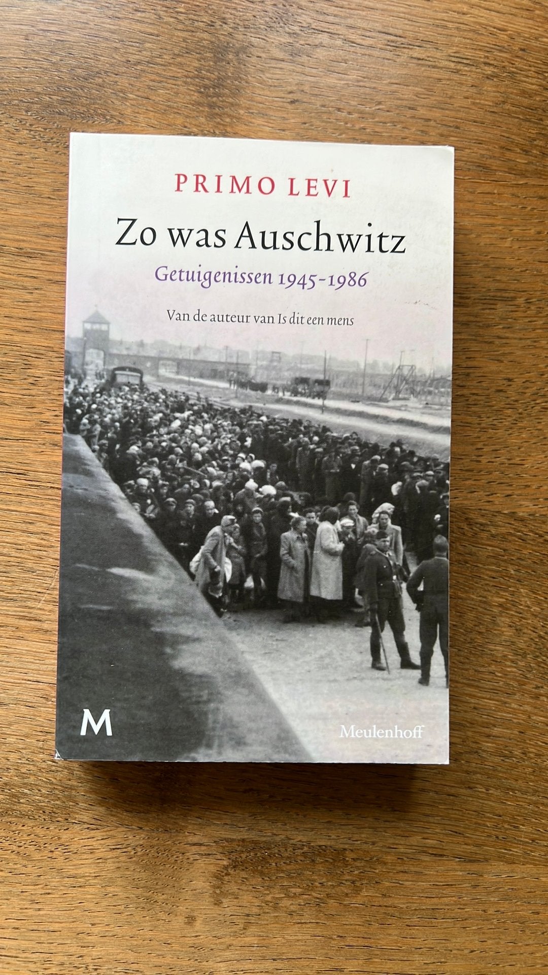 Primo Levi - Zo was Auschwitz, Ophalen of Verzenden, Zo goed als nieuw, Primo Levi