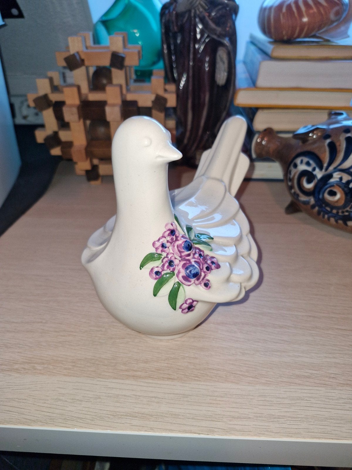 Vintage Rosa Ljung vogelbeeldje -Deco Helsingborg Zweden, Verzamelen, Ophalen of Verzenden, Gebruikt, Dier