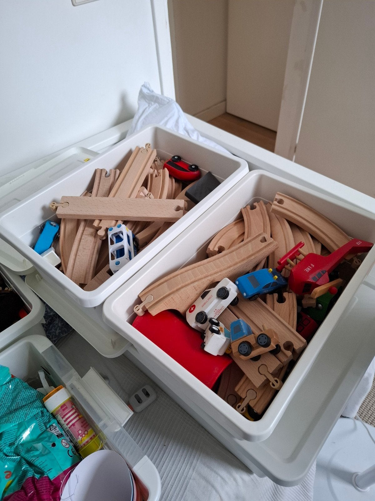 BRIO / IKEA spoorbaan en treinen, Ophalen of Verzenden, Zo goed als nieuw