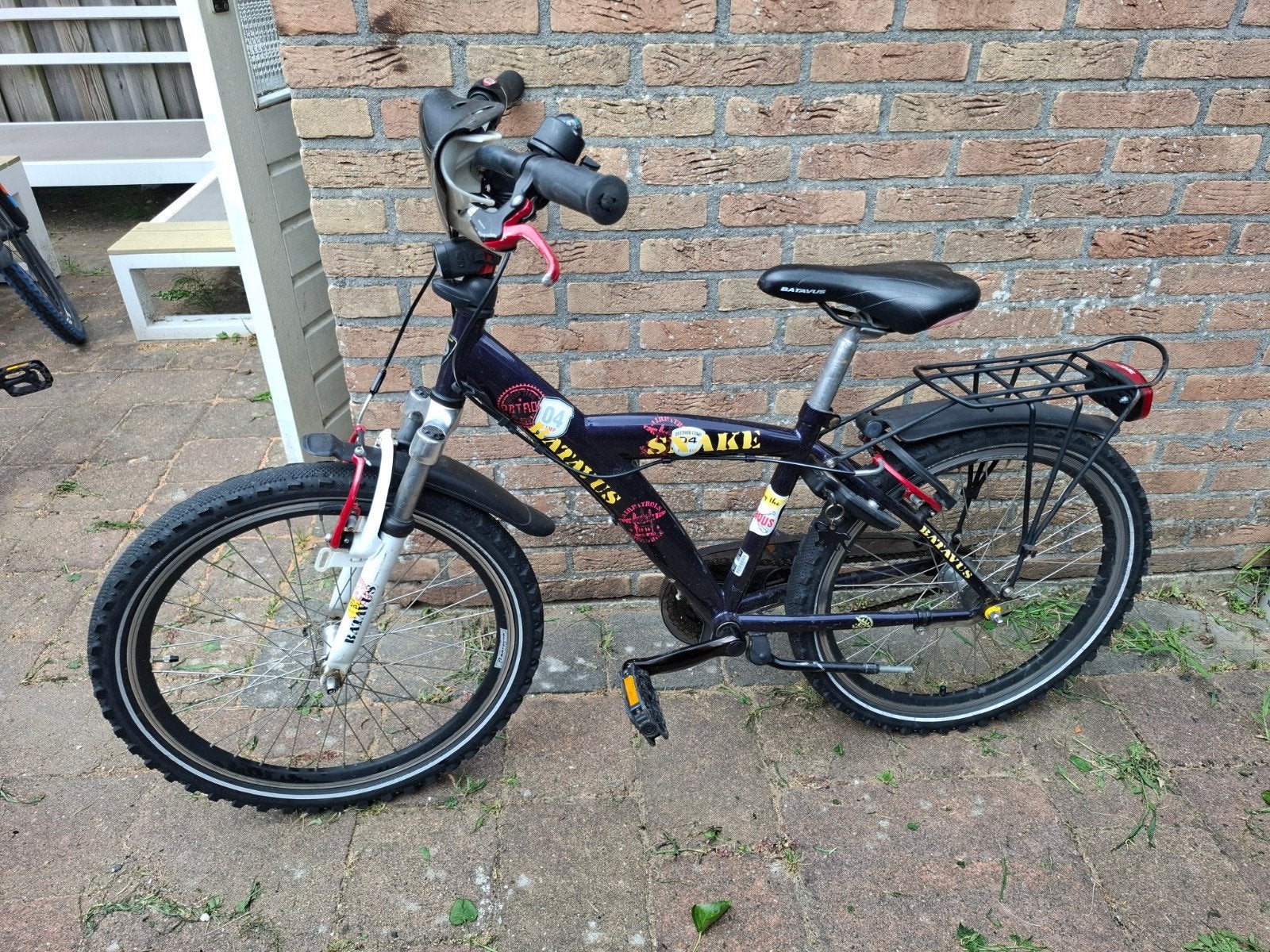 Batavus Snake kinderfiets 22 inch - Stoer en Stevig, Fietsen en Brommers, Fietsen | Kinderfietsjes, Ophalen, Gebruikt, Batavus