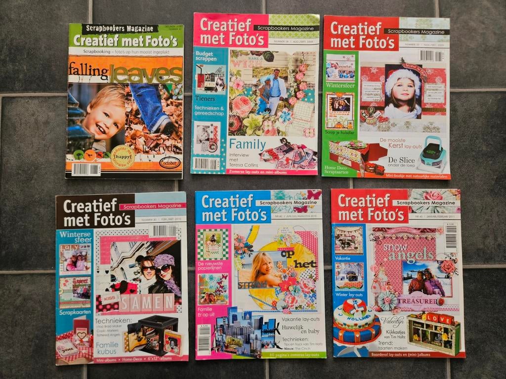 Creatief met foto's scrapbookers magazine, Boeken, Tijdschriften en Kranten, Ophalen of Verzenden, Zo goed als nieuw