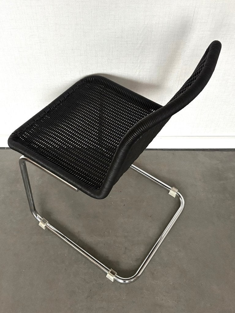 Bauhaus Chair Tecta Cantilever Style, Ophalen, Kunststof, Bauhaus, Zwart