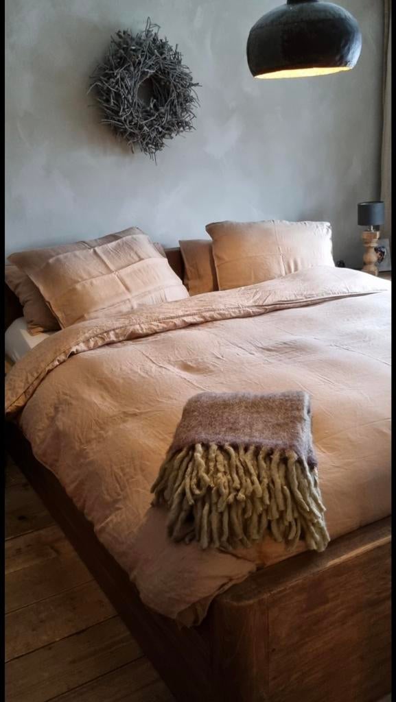 Stoere robuuste slaapkamer, Ophalen, Zo goed als nieuw, Tweepersoons