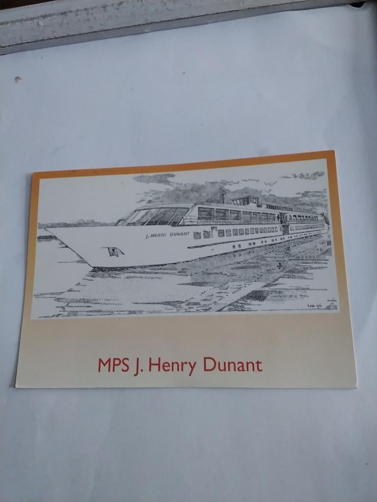 MPS J. HENRY DUNANT. 1996. VAKANTIESCHIP, Ophalen of Verzenden, 1980 tot heden, Overige thema's