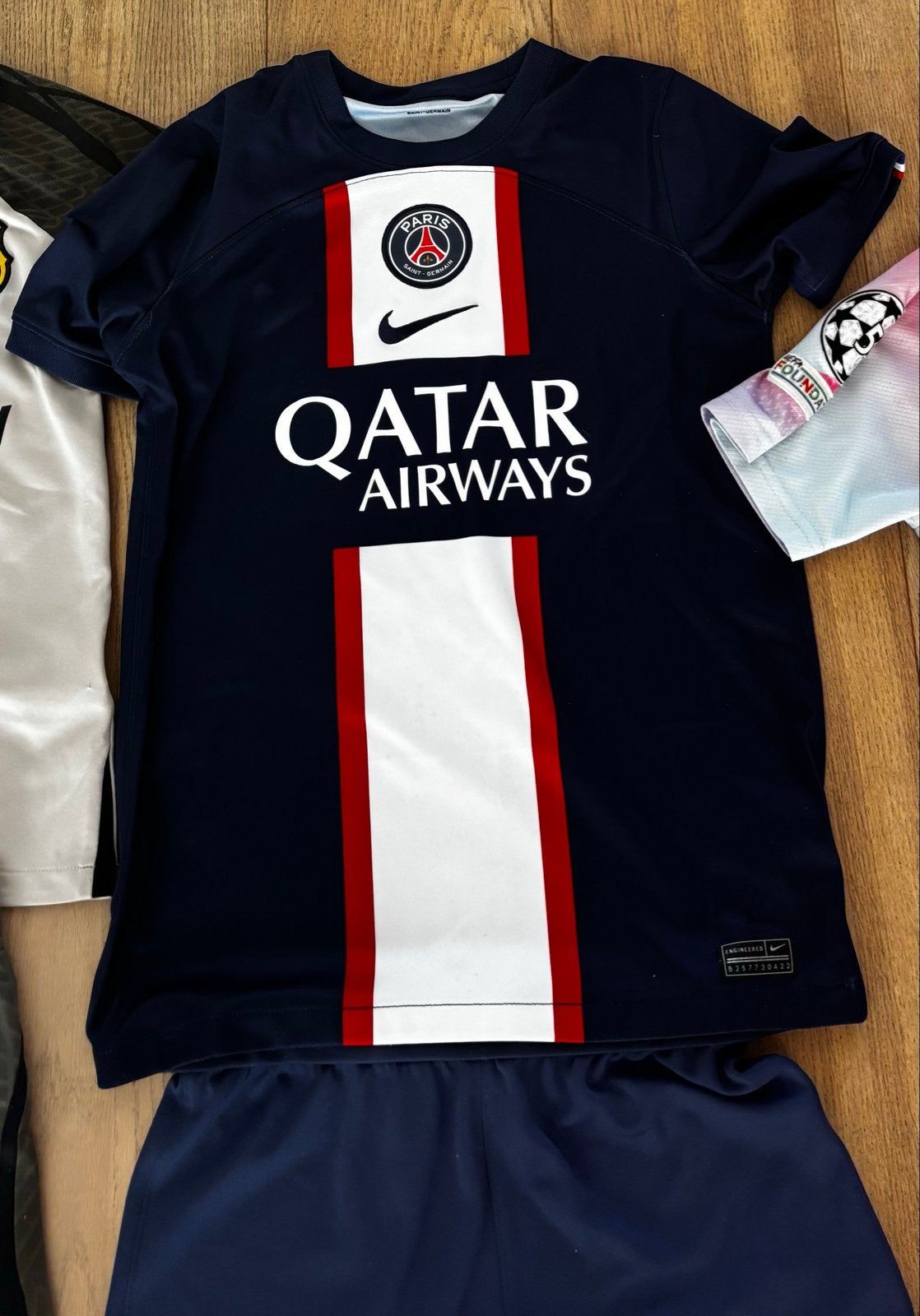 PSG Voetbaltenue - Maat 147-158, Ophalen of Verzenden, Zo goed als nieuw, Blauw, Overige typen