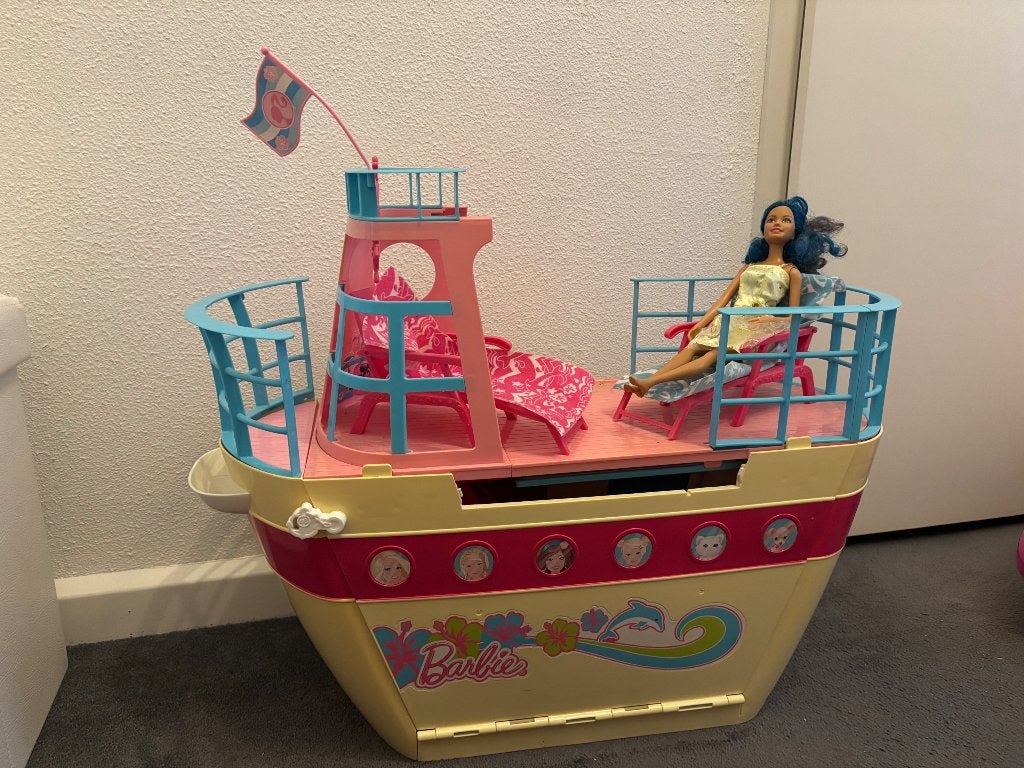 Barbie cruise, vliegtuig etc, Ophalen, Gebruikt