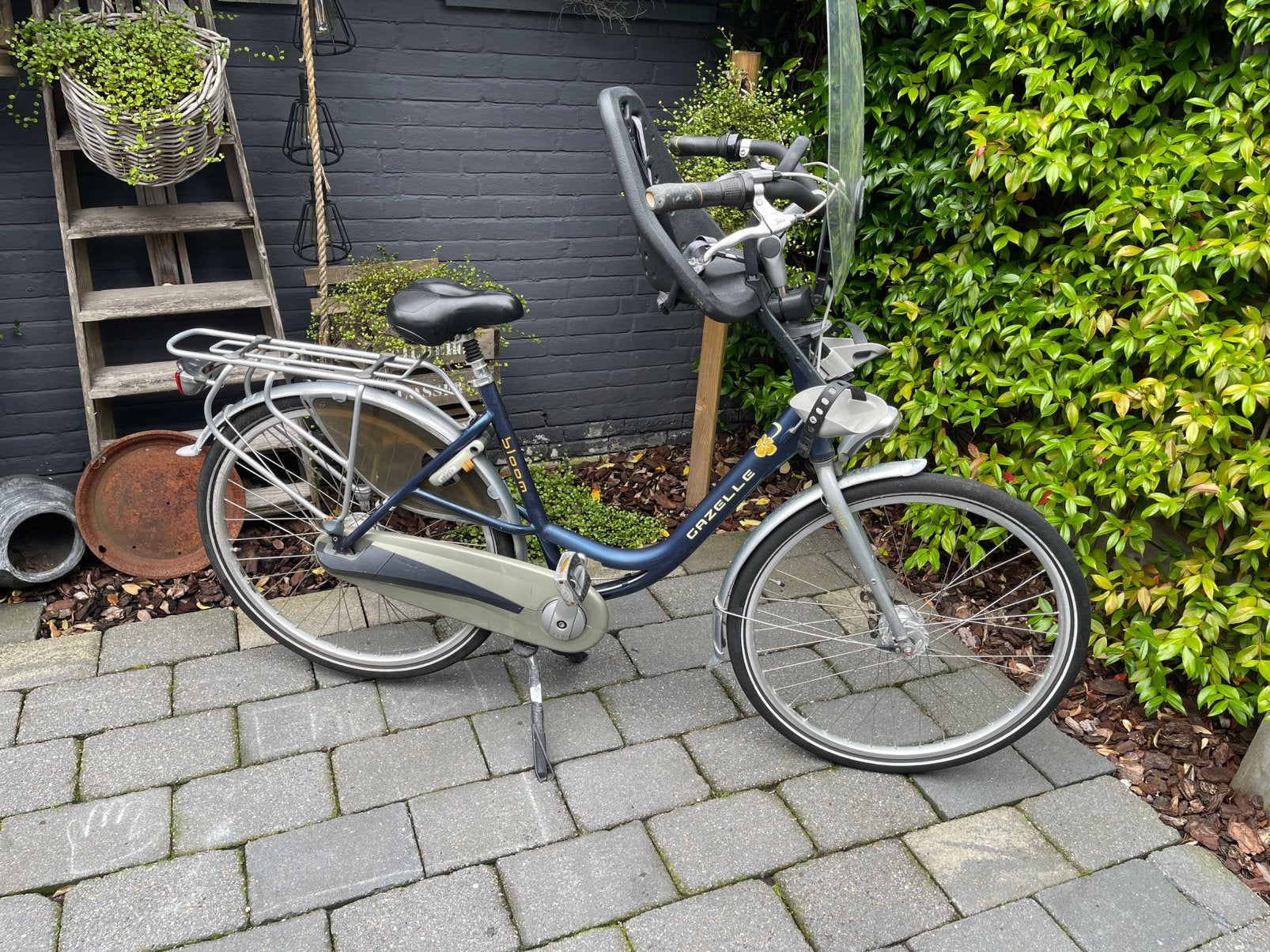 Gazelle bloom moederfiets, Fietsen en Brommers, Ophalen, Windscherm, Gazelle, 1 zitje