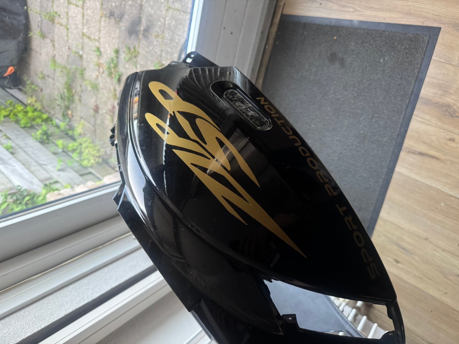 Zip achterkap met goude stickers, Ophalen, Gebruikt, Overige typen, Piaggio