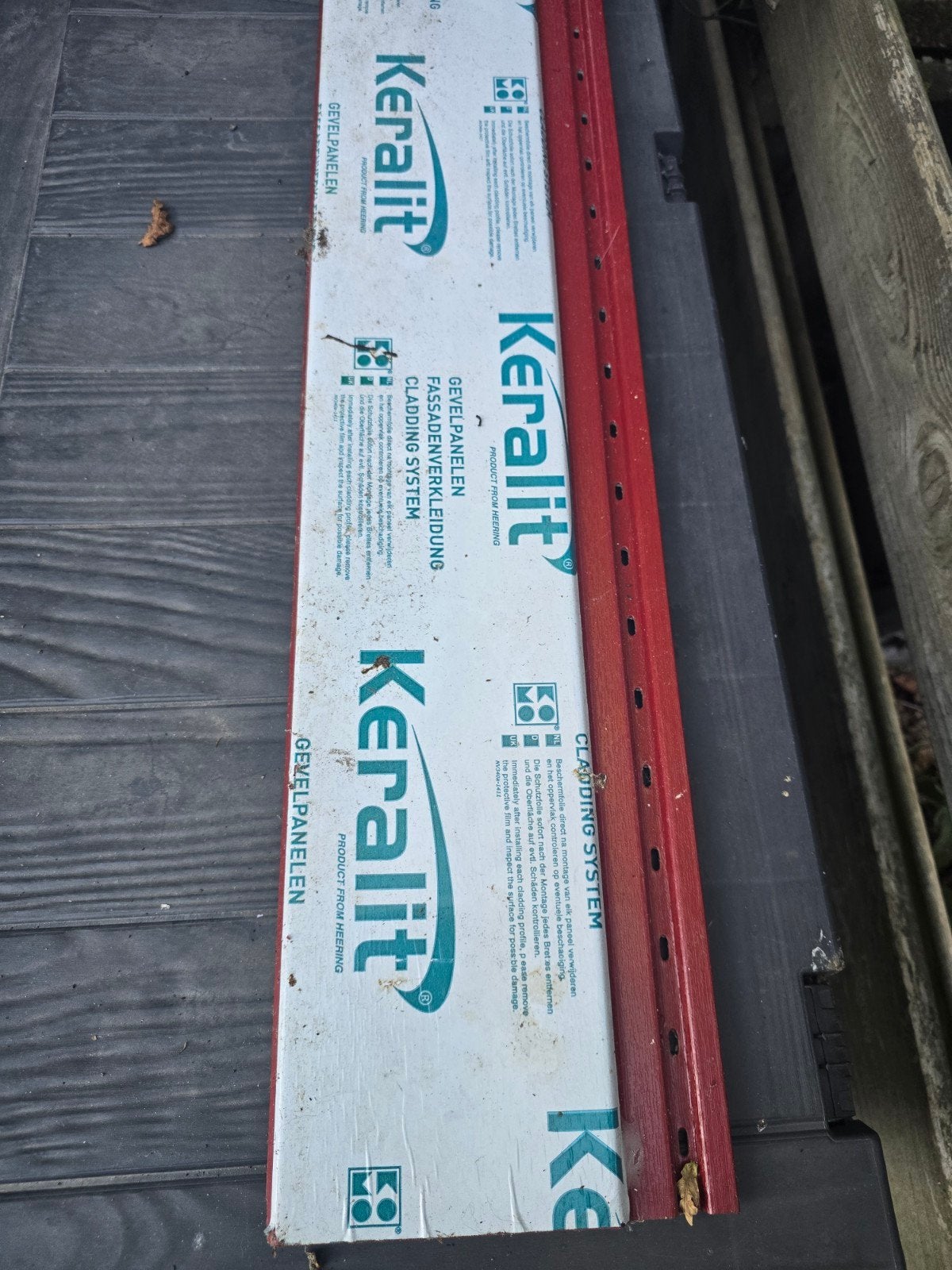 6x 6 meter Keralit gevelpanelen met aluminium profiel (nieuw, Ophalen, Nieuw, Overige materialen