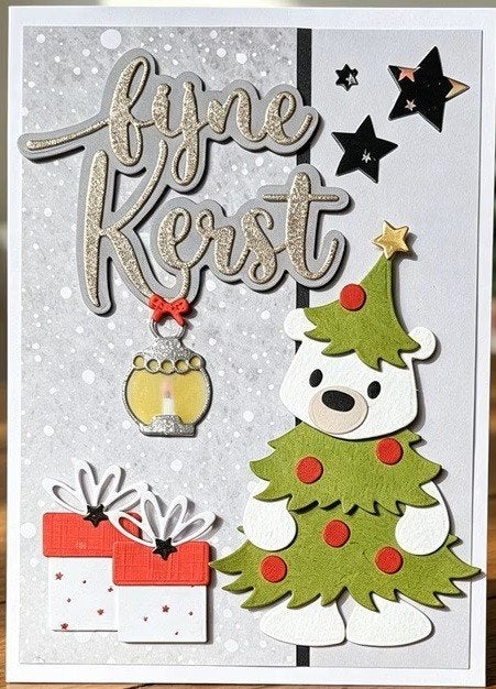 snijmallen Beer Kerstmis, tekst NIEUW, Ophalen of Verzenden, Nieuw, Kerst, Pons of Mal