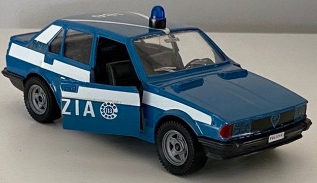 Alfa Romeo Giulietta 1.6 "Polizia" Polistil 1:25 nieuw staat, Ophalen of Verzenden, Zo goed als nieuw, Auto, Overige merken