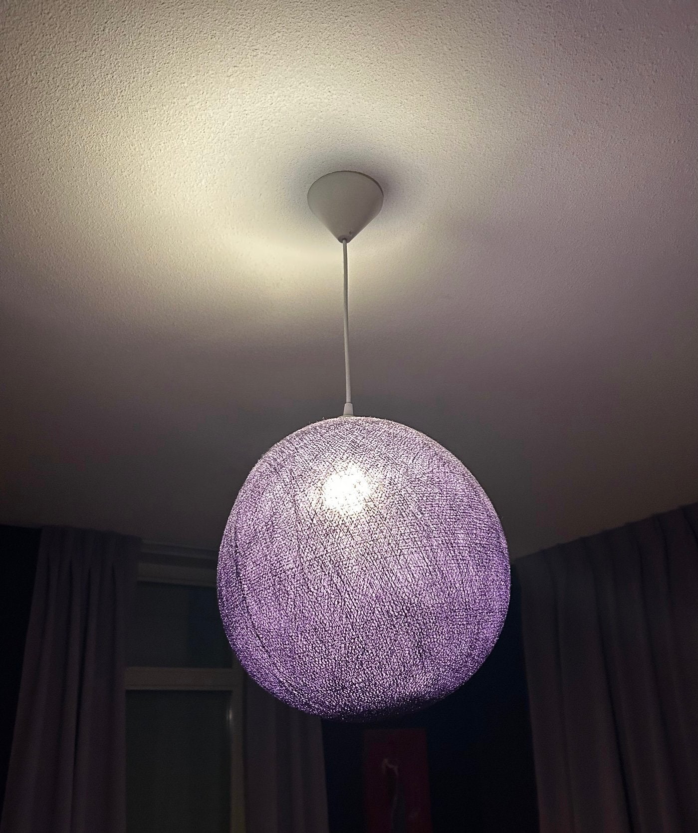Cotton ball light lamp, Ophalen of Verzenden, Gebruikt, Kunststof, 50 tot 75 cm