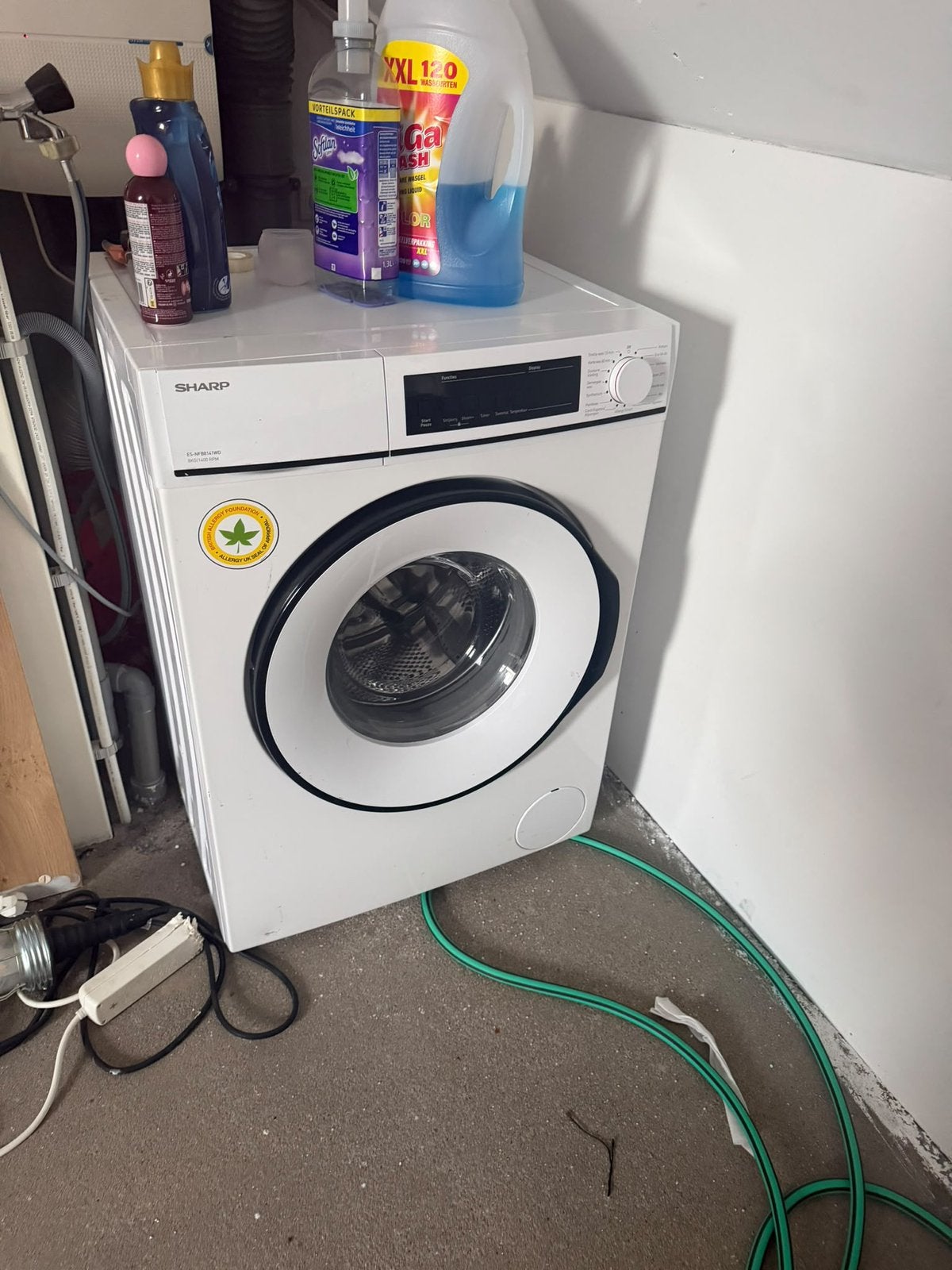 Wasmachine in zeer goede staat, Ophalen, Zo goed als nieuw, 1200 tot 1600 toeren, 85 tot 90 cm