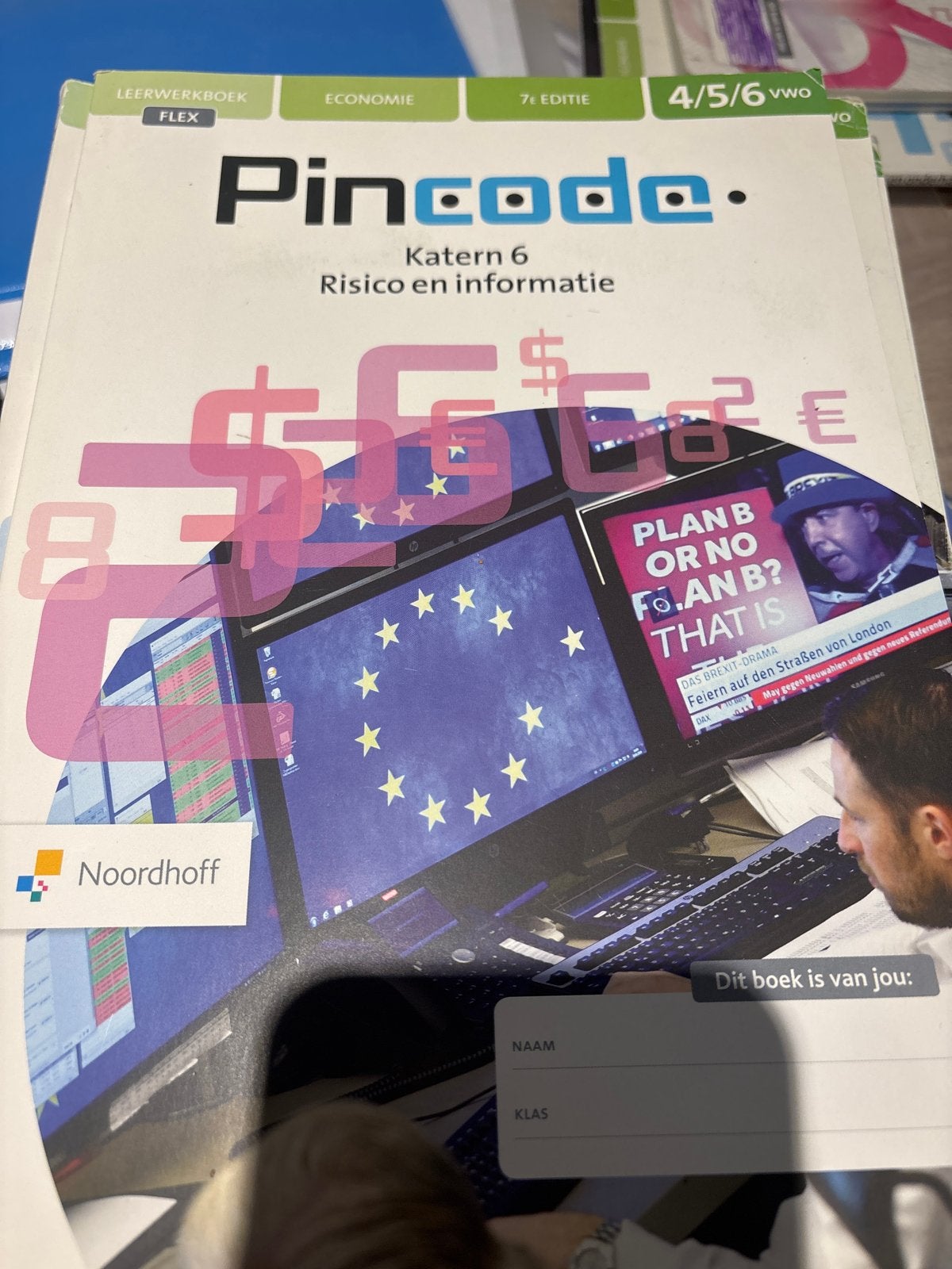 Pincode Economie Katern 6 Risico en informatie 4/5/6 VWO, Ophalen of Verzenden, Zo goed als nieuw, VWO, Economie
