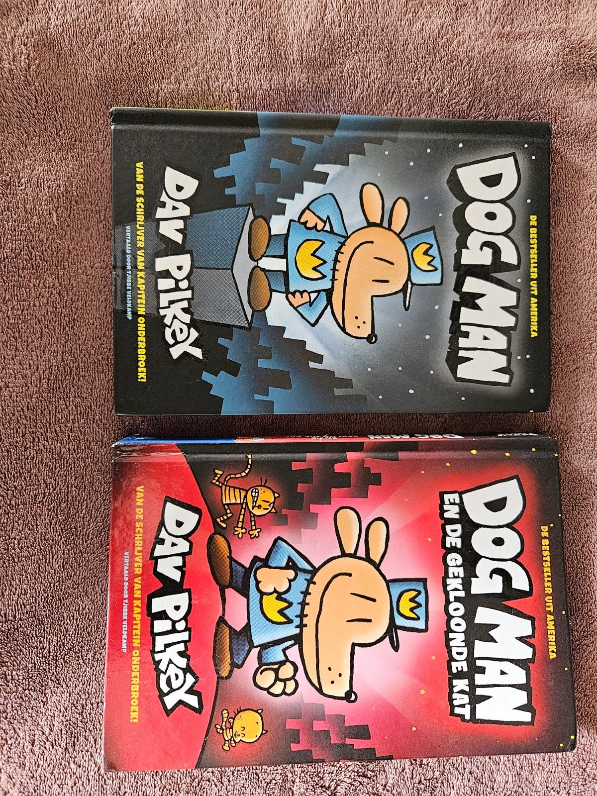Dog Man boeken van Dav Pilkey - Set van 2, Verzenden, Gelezen, Dav Pilkey, Fictie