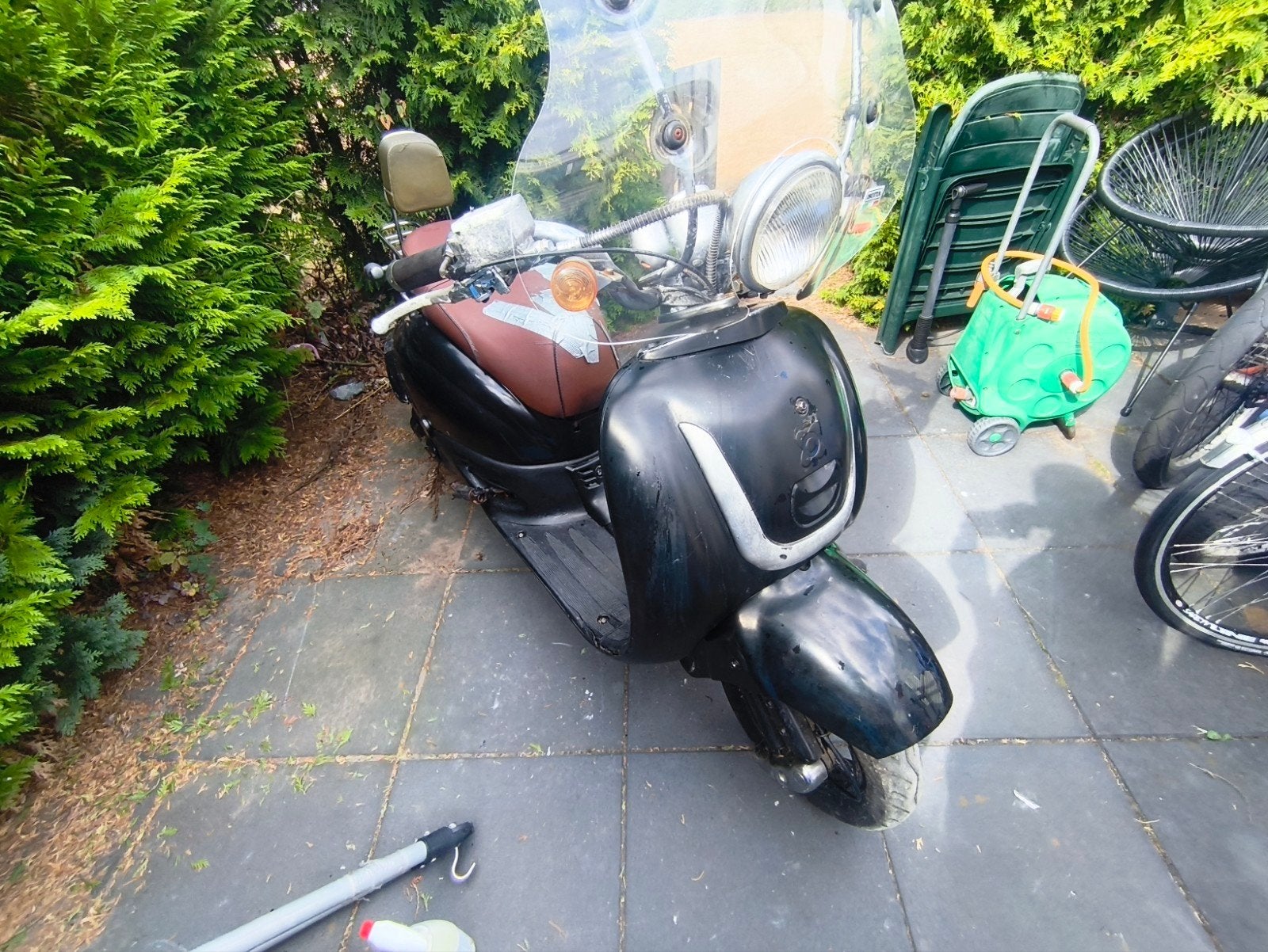 Agm retro scooter leuke opknapper of voor onderdelen, Gebruikt, Benzine, Ophalen, Overige merken