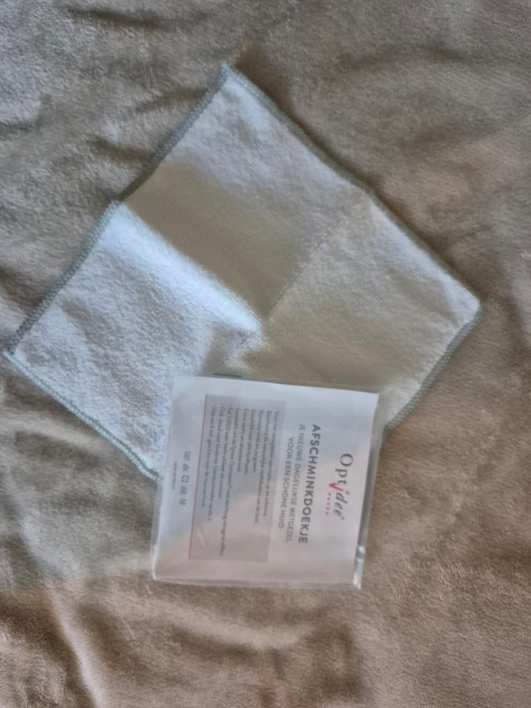 Optidee Afschminkdoekje - Nieuw, Huis en Inrichting, Ophalen of Verzenden, Nieuw, Wit