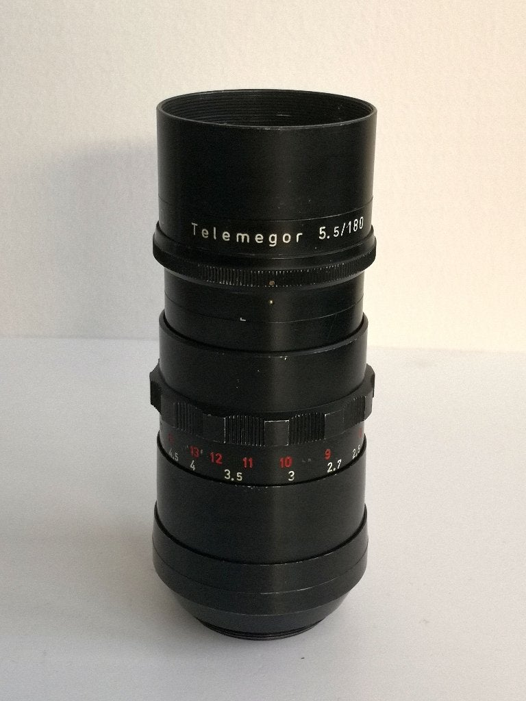 Mooie Meyer optik Gollitz Telemegor 180mm 5.5, M42, Ophalen, Gebruikt, Telelens