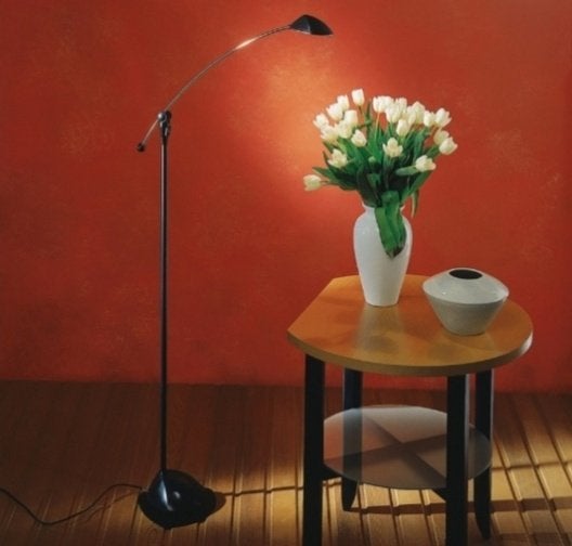 Massive vloerlamp/leeslamp, Ophalen, Zo goed als nieuw, Metaal, 150 tot 200 cm