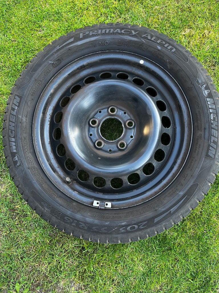4 winterbanden michelin primacy alpin 205 x 55 R16, Ophalen