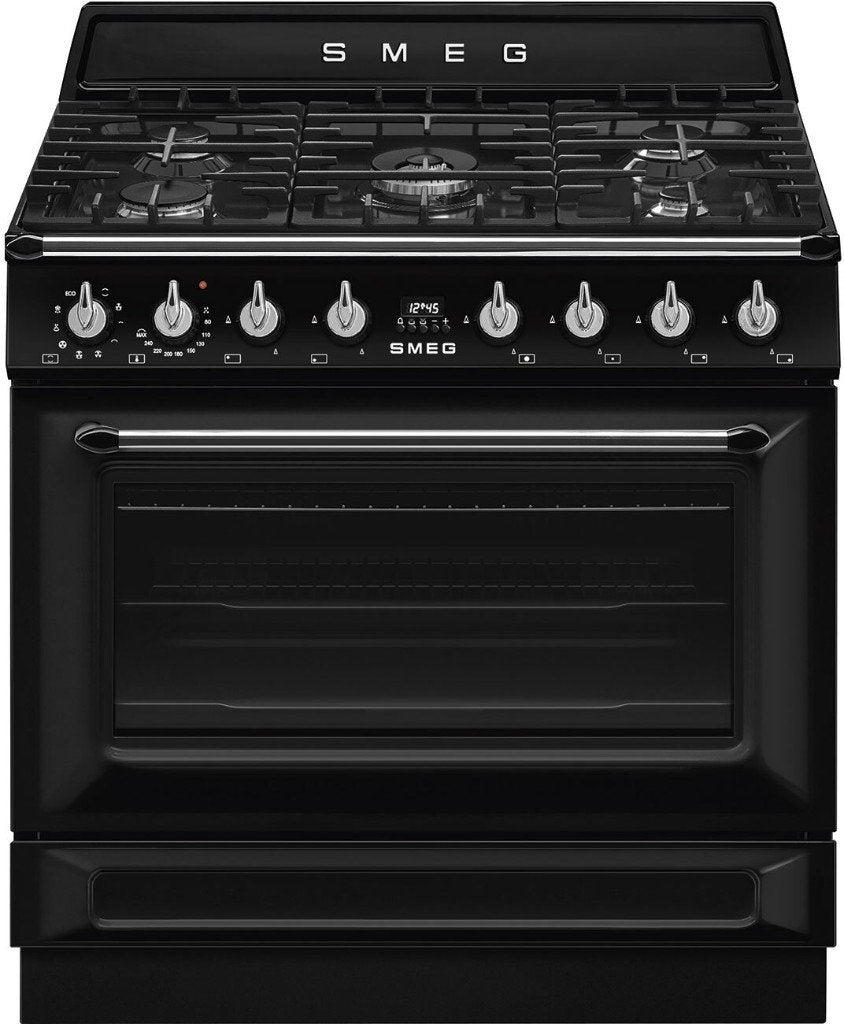 Smeg TR90GMBLNL 90cm fornuis op Gas...Nieuw in de verpakking, 60 cm of meer, Nieuw, Ophalen of Verzenden, Gas