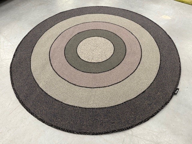Nieuw Csrugs Circular Vloerkleed Wol Design Tapijt Rond D220, Huis en Inrichting, Csrugs, Rond, Ophalen of Verzenden, 200 cm of meer