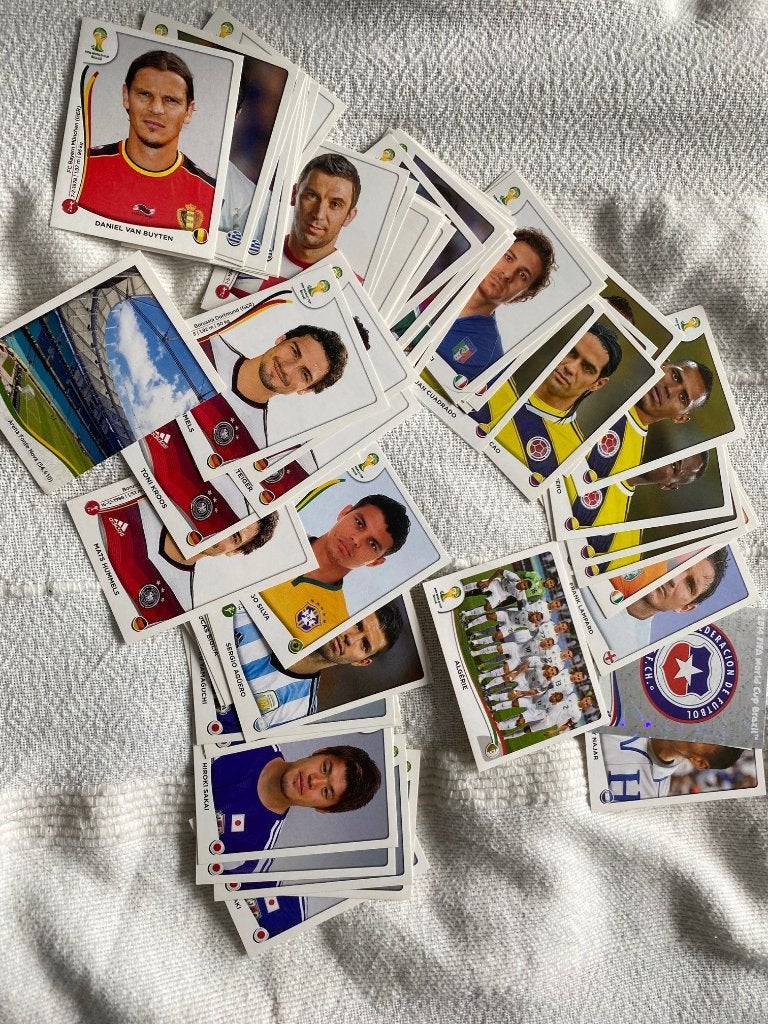 82x Panini WK 2014, Ophalen of Verzenden, Zo goed als nieuw, Plaatje