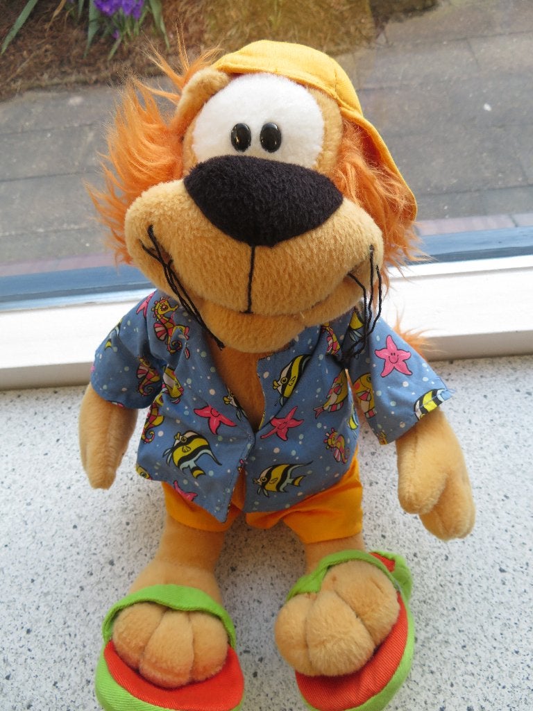 Loeki de Leeuw Loekie Geesink Studio Anna Club Plush Hawai, Kinderen en Baby's, Korrelvulling, Ophalen of Verzenden, Zo goed als nieuw