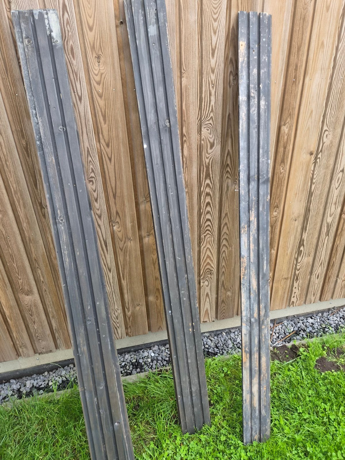 Douglas triple profiel planken (ca. 24 stuks), Doe-het-zelf en Verbouw, Hout en Planken, Minder dan 25 mm, Ophalen of Verzenden